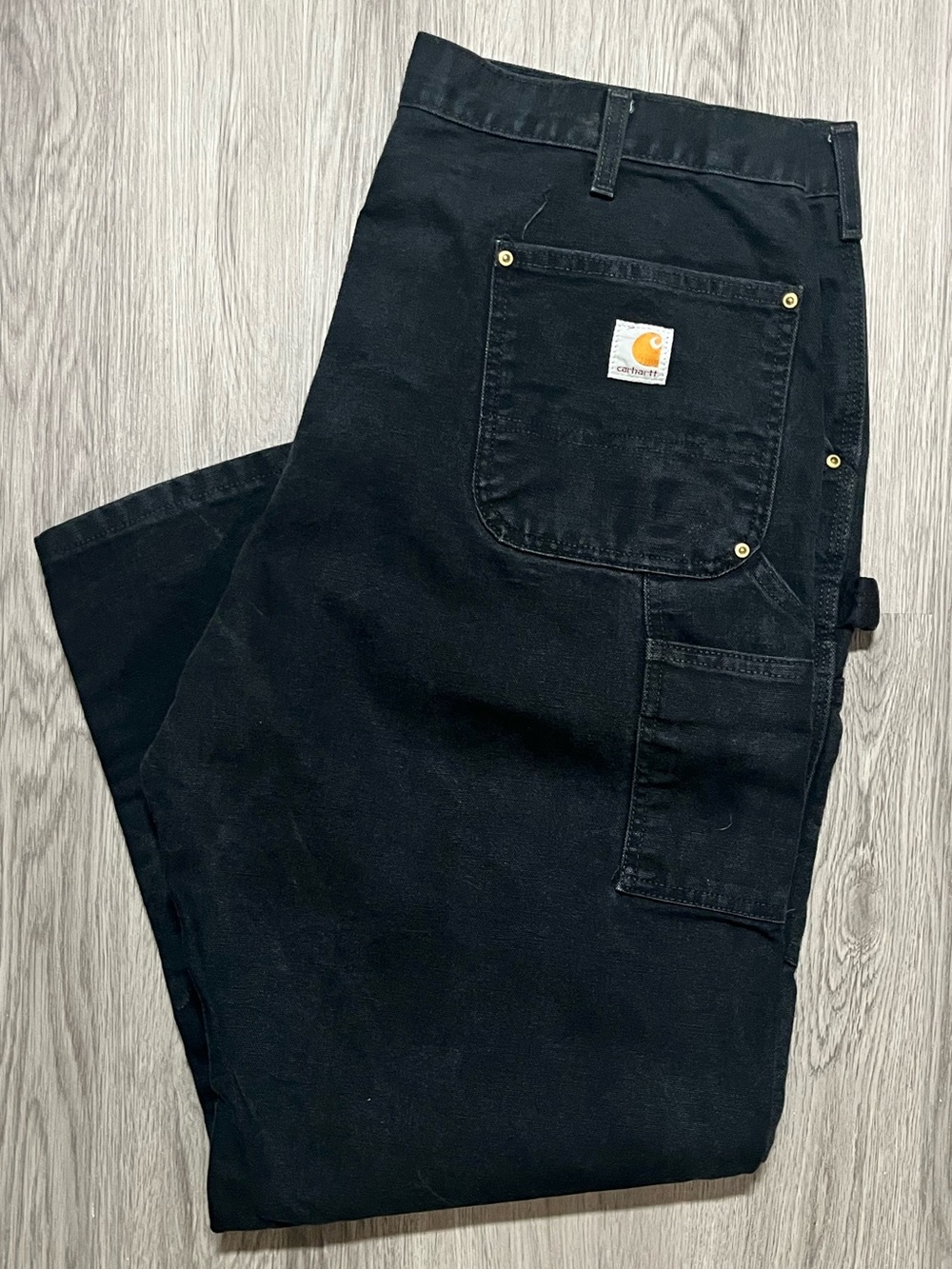Vintage Carhartt double knee dungaree fit carpenter work pants men’s 40x30
